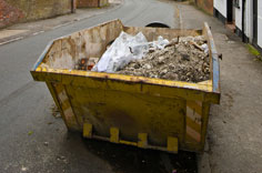 Skip on the roadside